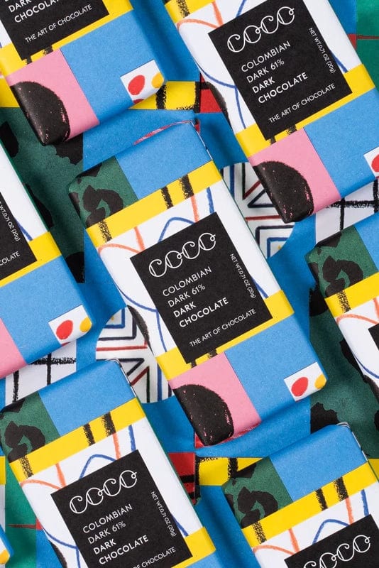 Mini Colombian Dark 61% Chocolate Bar