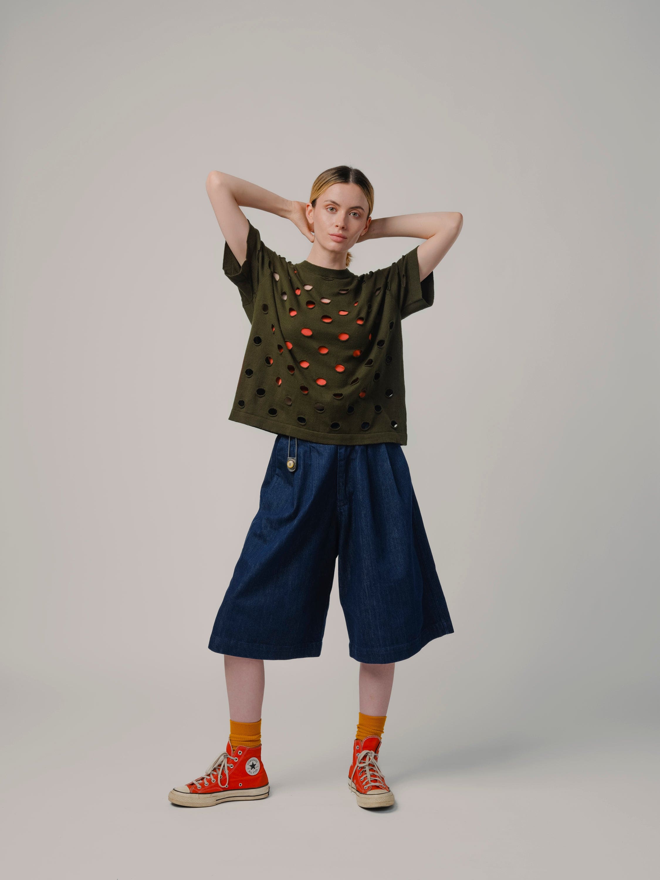 Cotton Bind Off Tee - Hemlock