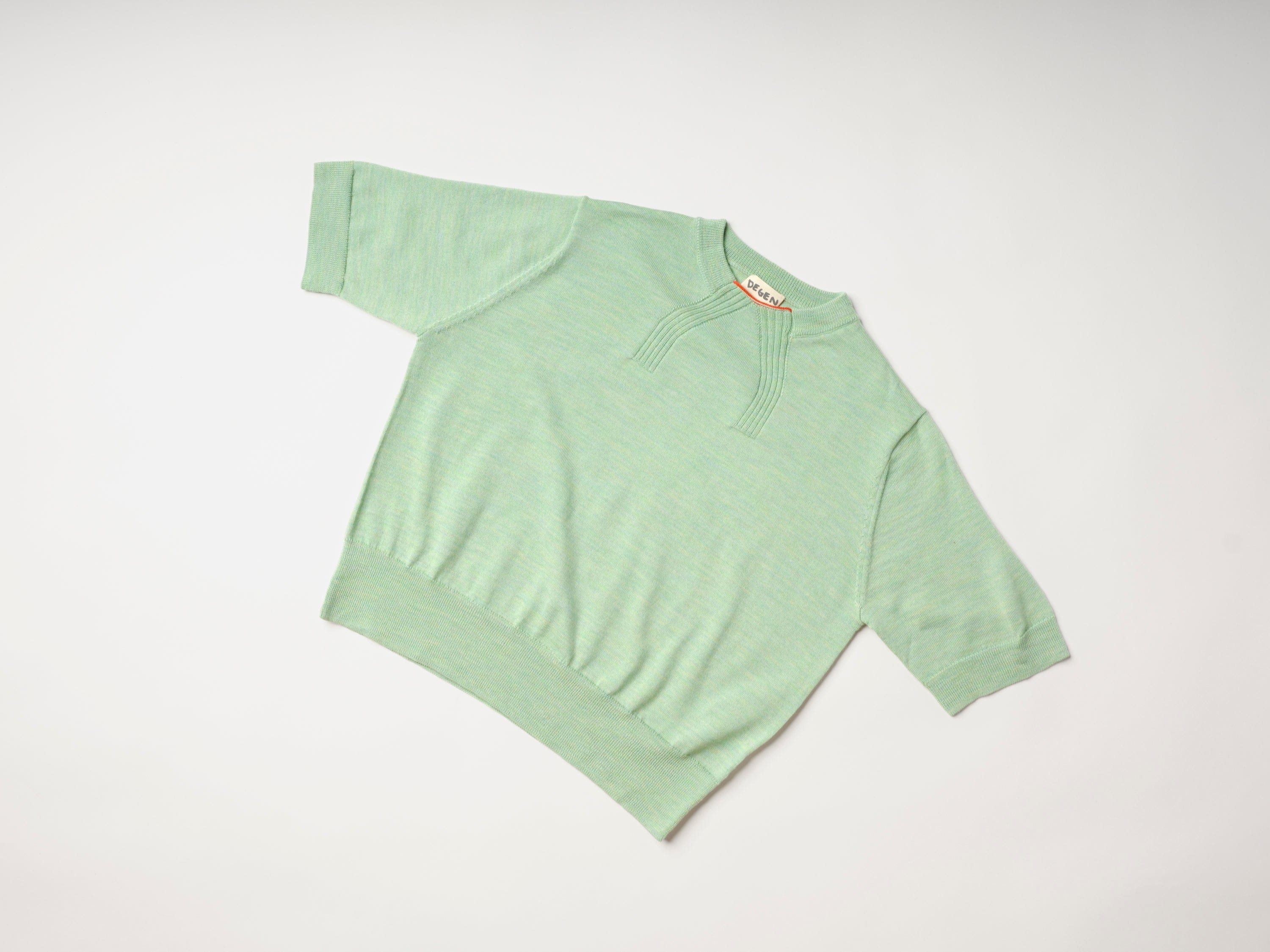 Peak Knit Tee - Fern