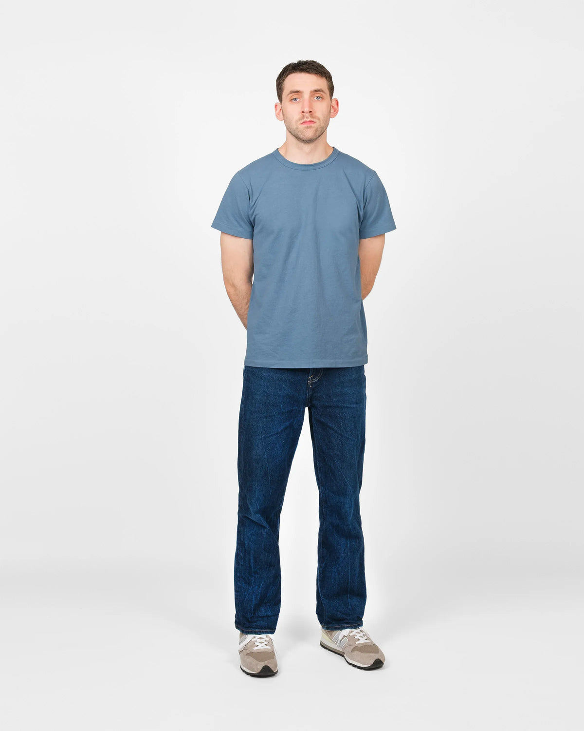 Heavy Duty Tee - Faded Blue