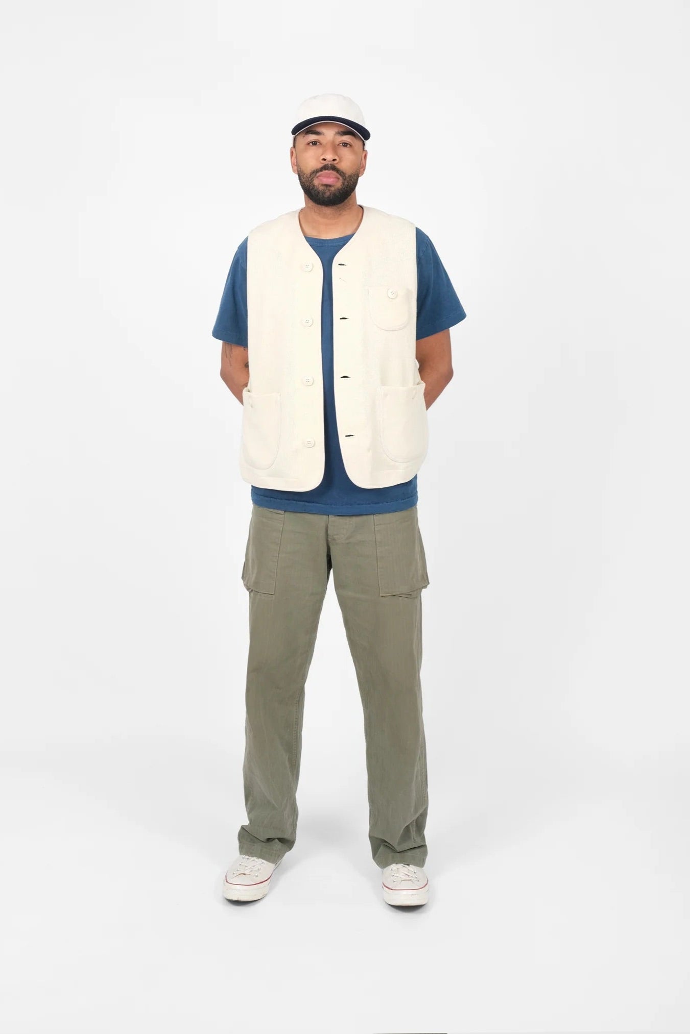 Knit Vest - Off White
