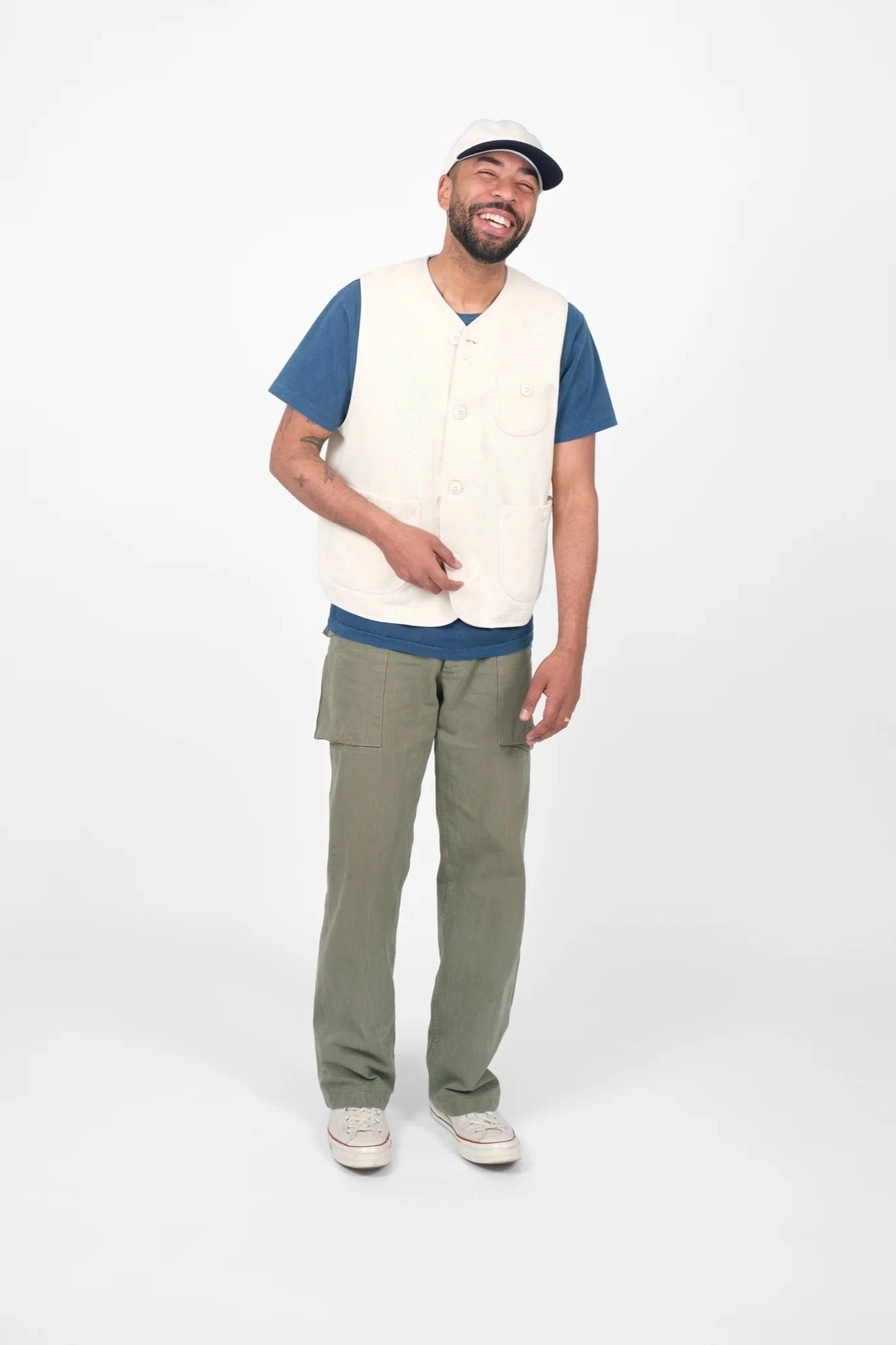 Knit Vest - Off White