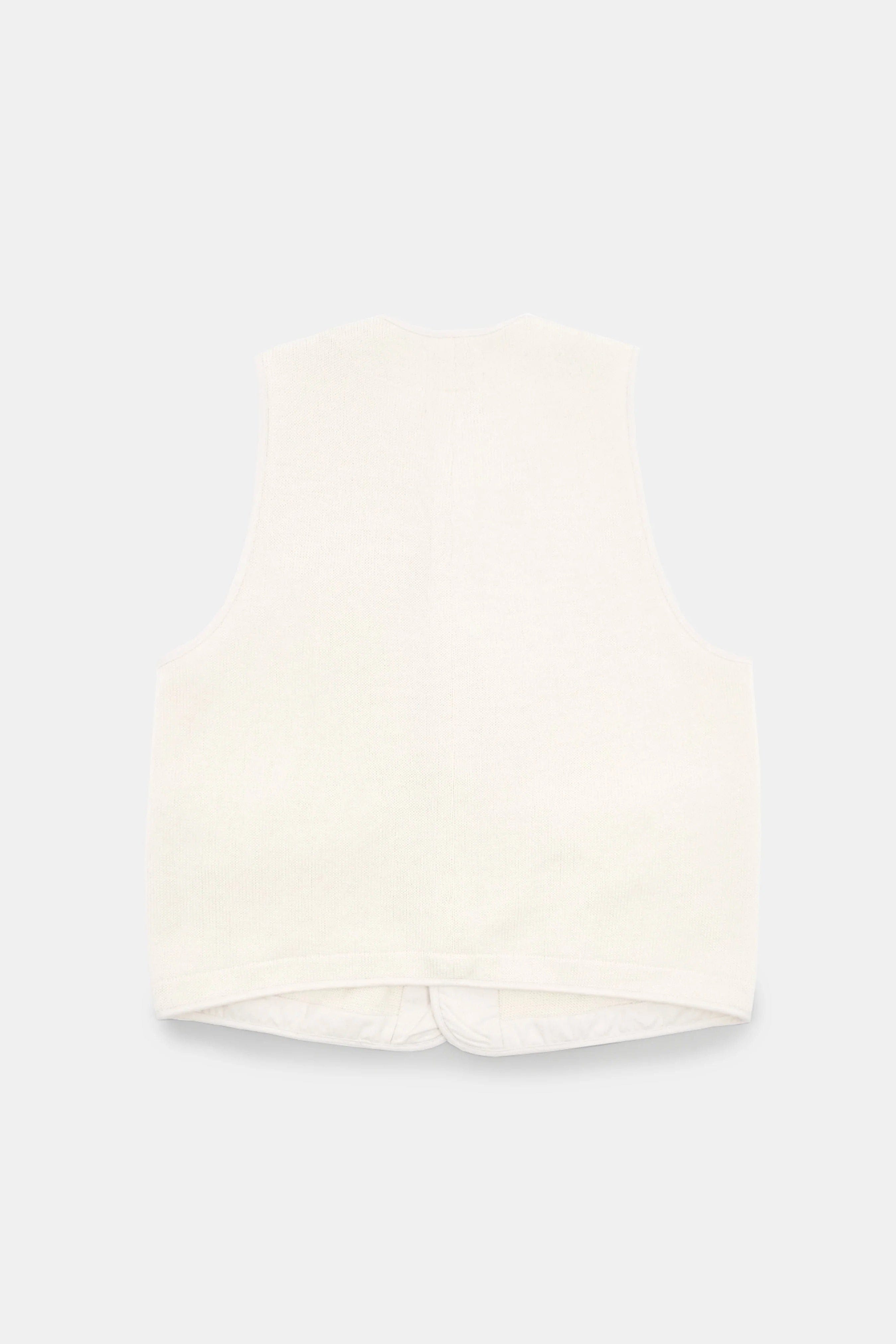 Knit Vest - Off White
