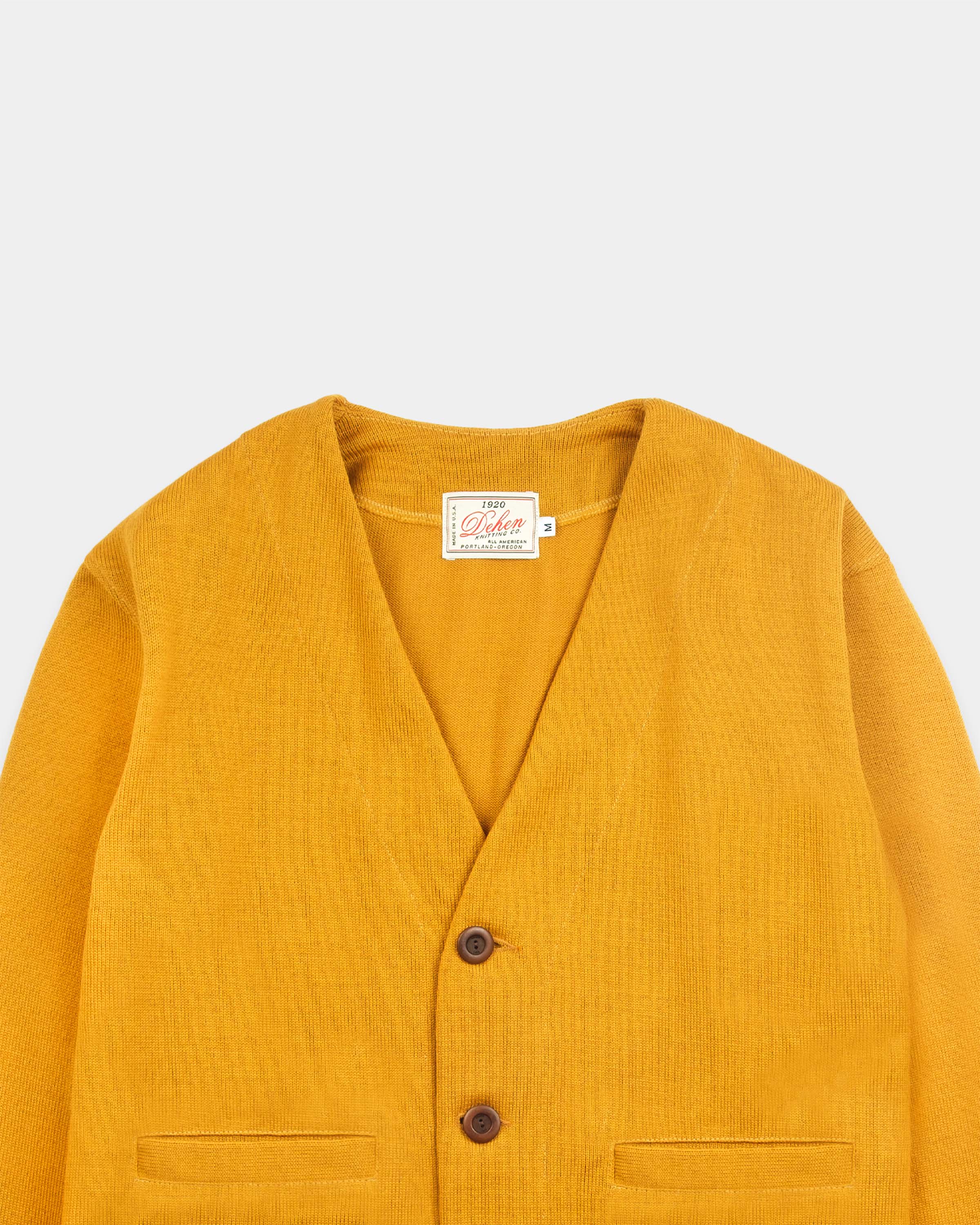 Spring Slouchy Cardigan - Old Gold
