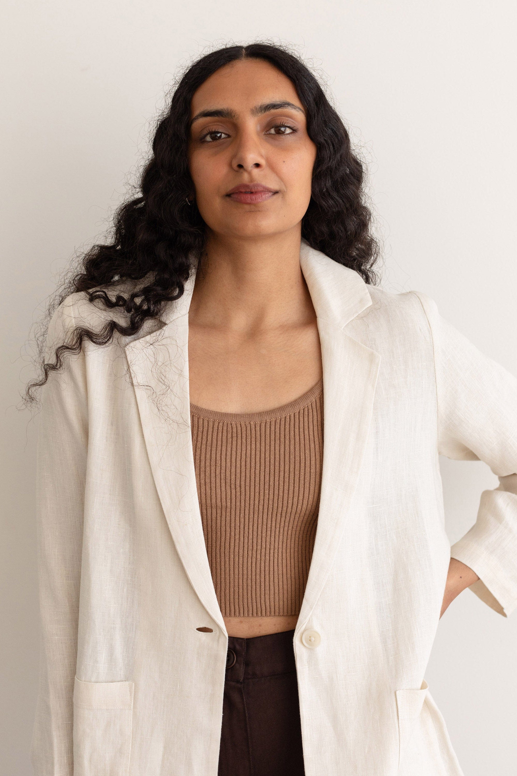 Everyday Blazer - Salt