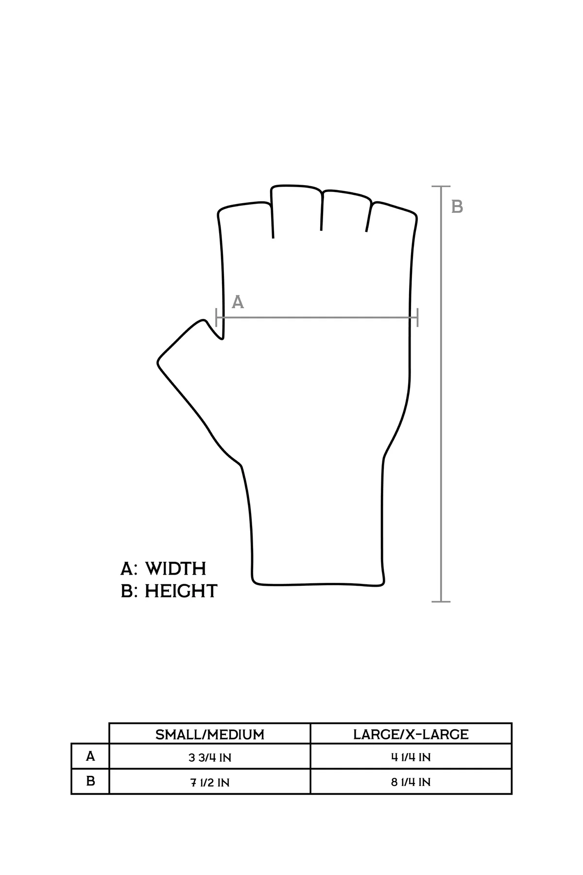 Fingerless 'Glomitt' - Oatmeal Melange