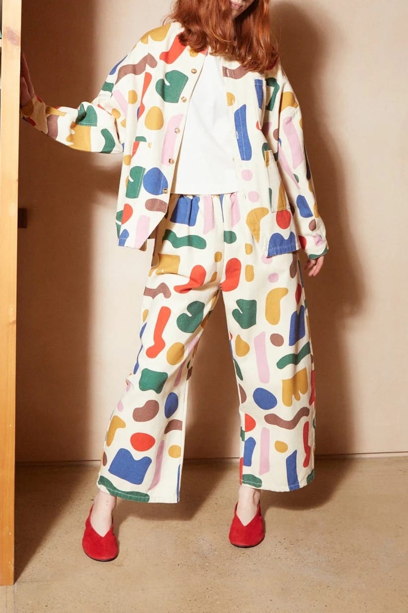 Graham Trouser - Palette Print