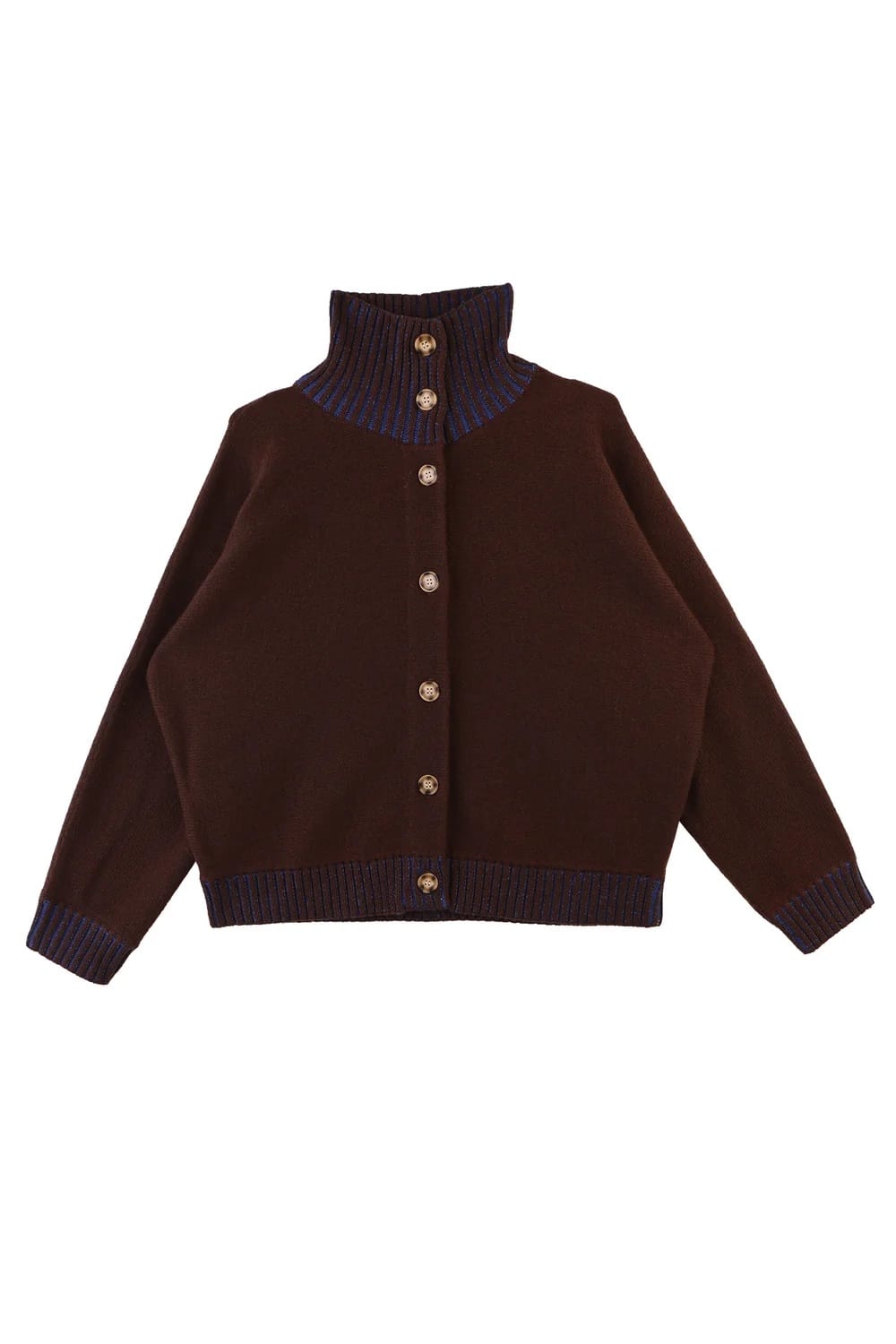 Holmes Knit - Chocolate/Cobalt