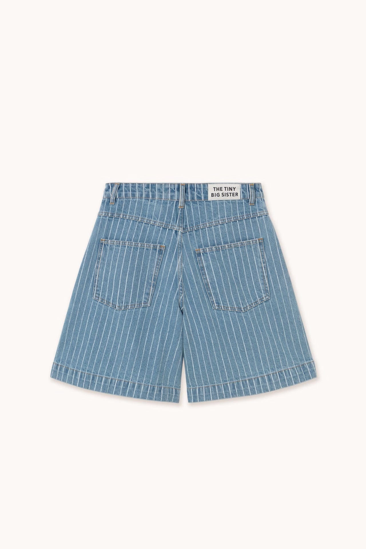 Denim Striped Bermuda Short
