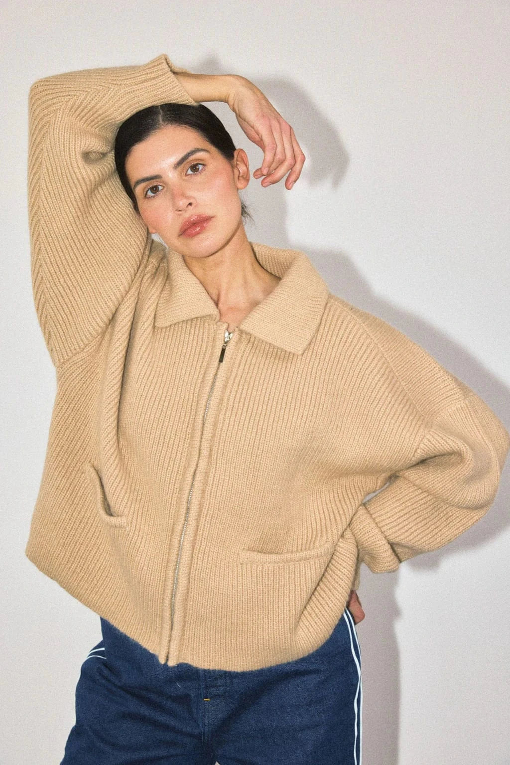Reid Cardigan - Cashew