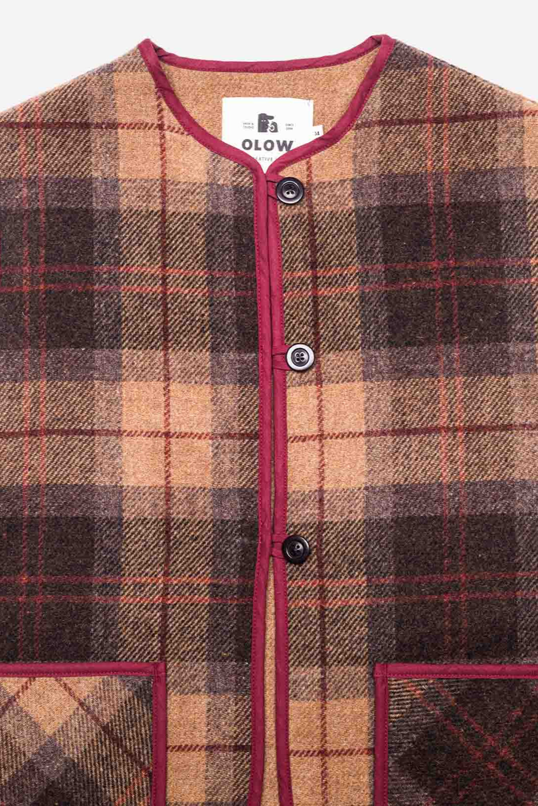 Shepard Vest - Brown Plaid