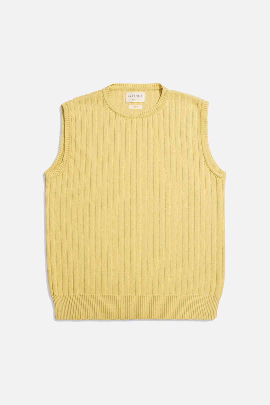 Jards Ribbed Vest - Dusk Yellow