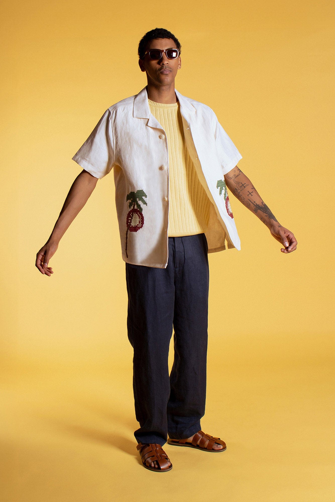 Jards Ribbed Vest - Dusk Yellow