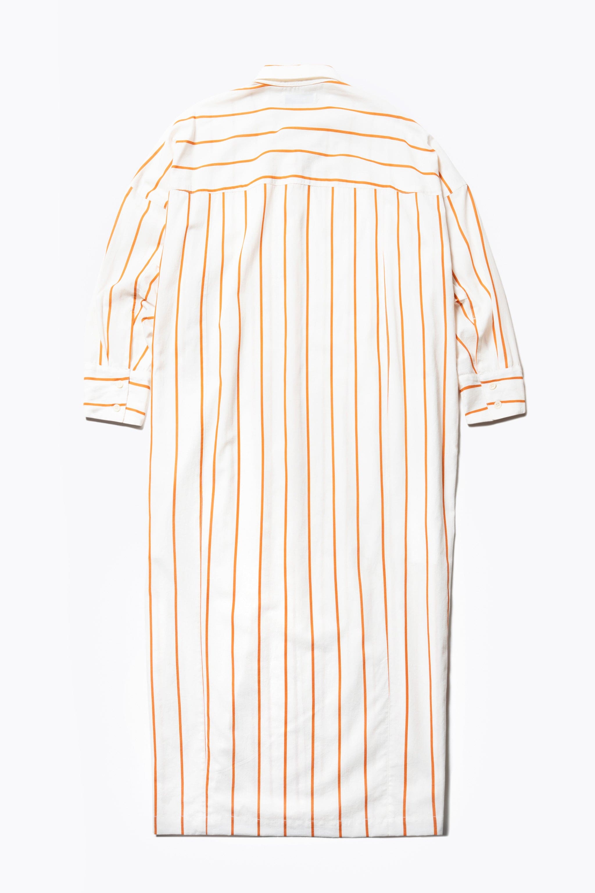Sundown Shirt Dress - Burnt Orange Stripe