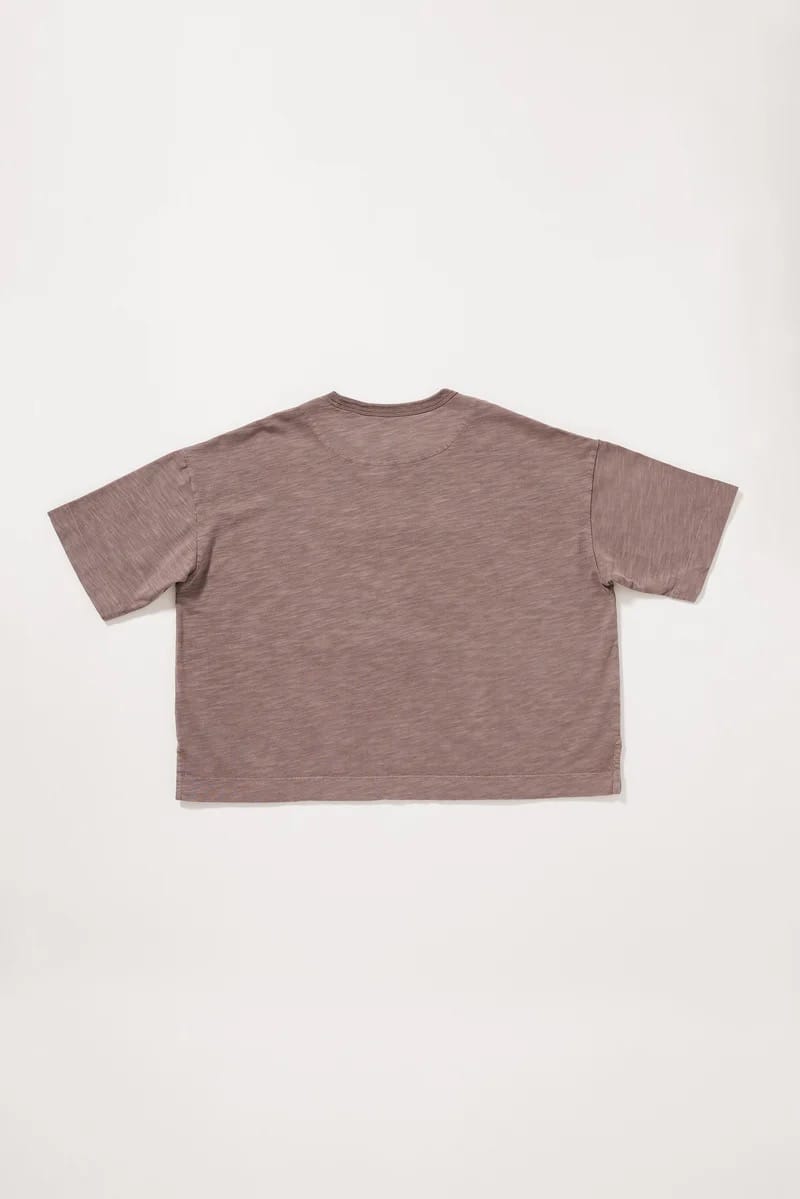 Overdyed Obelisk Tee - Nut Brown