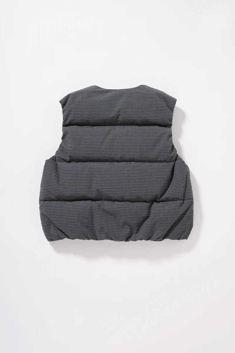 Static Quilted Down Vest - Ink