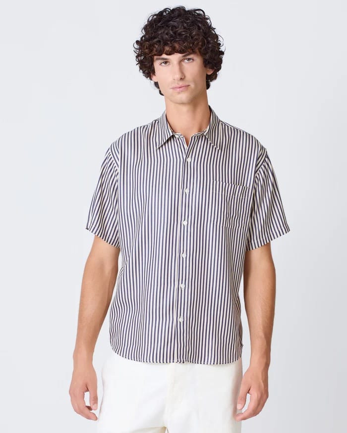 Roque - Dark Navy Stripes