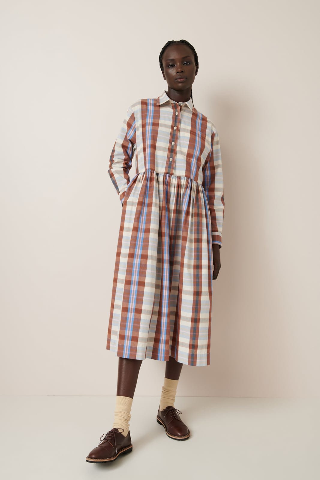 Lee Dress - Terra Check