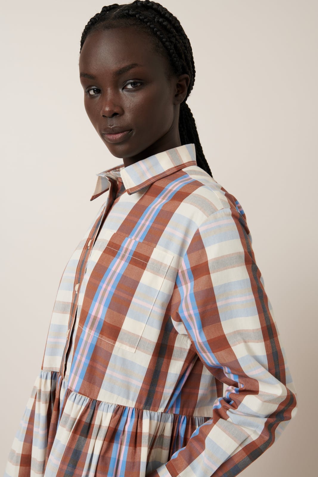 Lee Dress - Terra Check