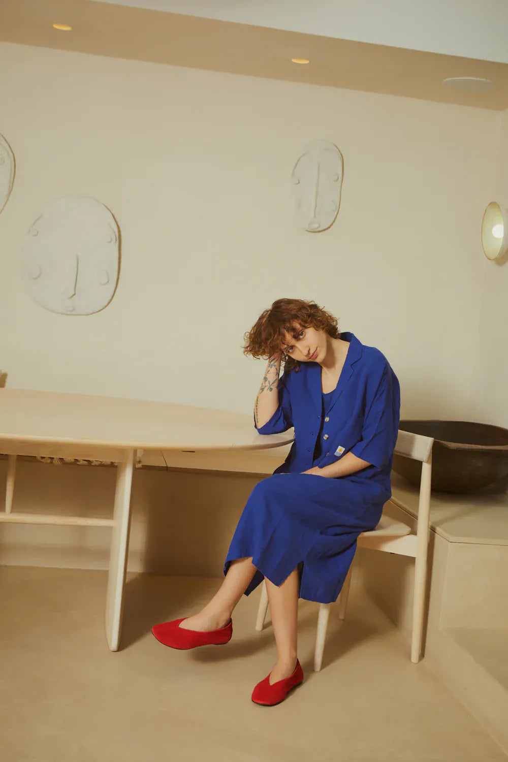 Maxim Linen Shirt - Cobalt
