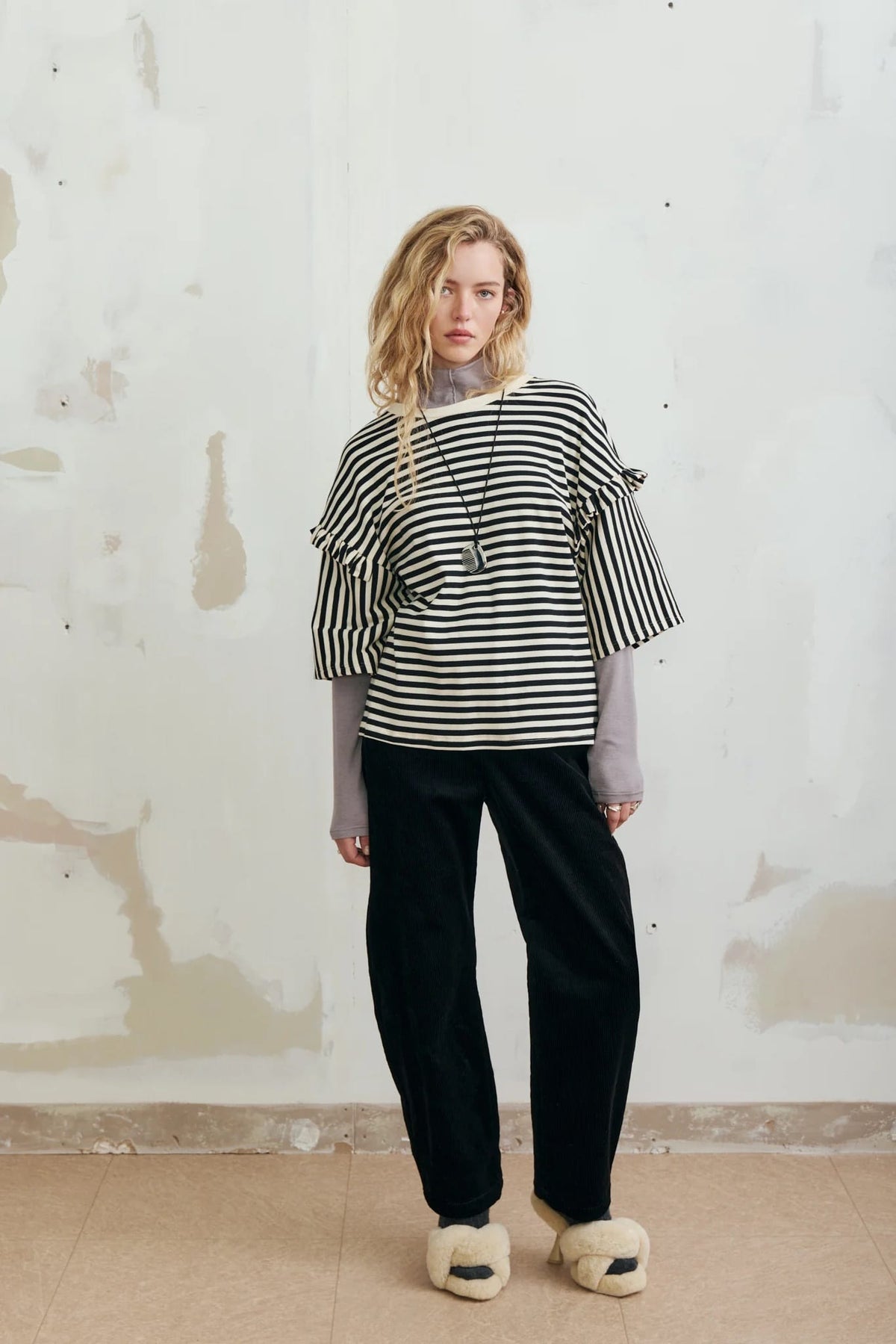 Milo Top - Black/Cream