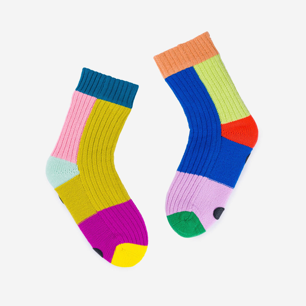 Mismatch House Socks - Desert