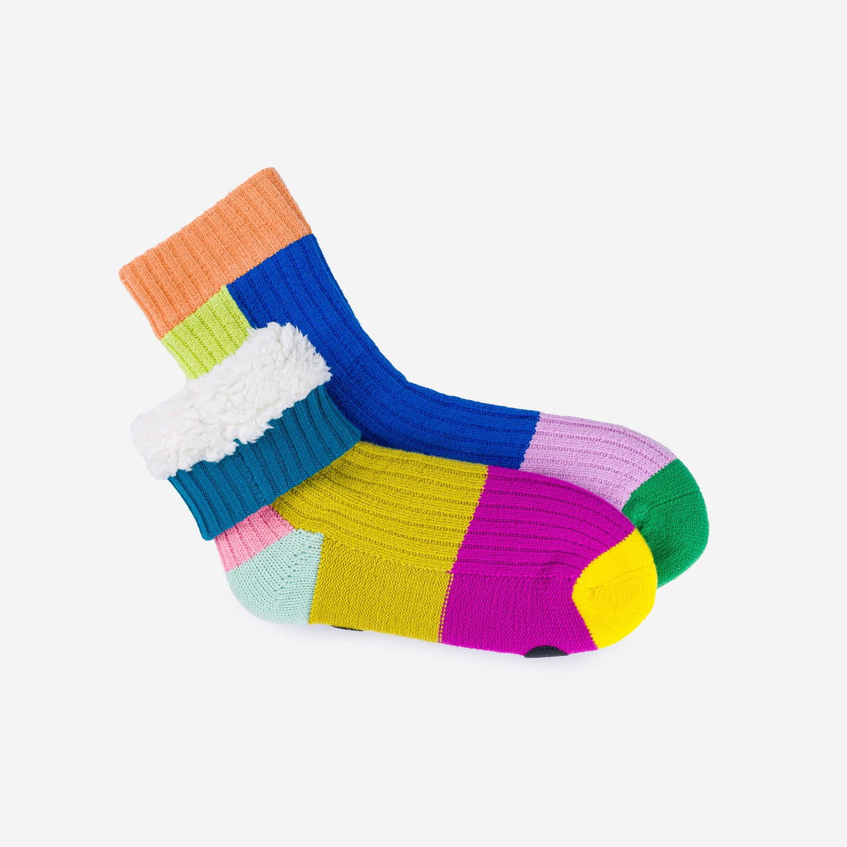 Mismatch House Socks - Desert