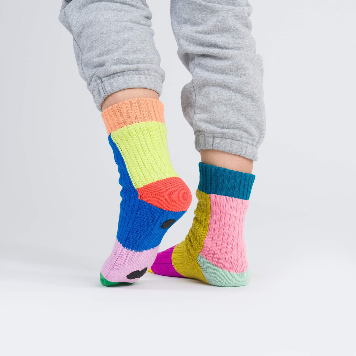 Mismatch House Socks - Desert