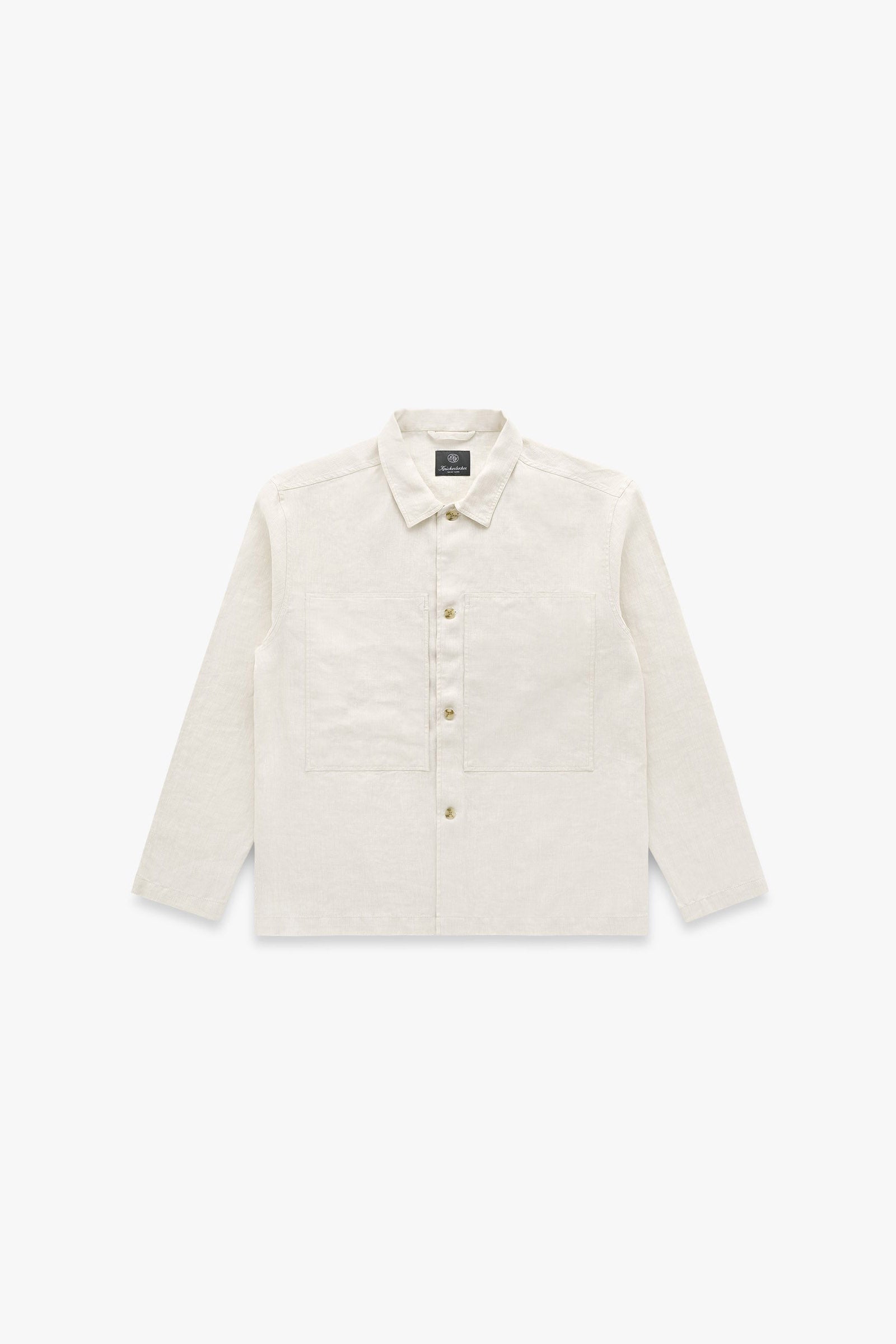 Mafra Linen Overshirt - Taupe