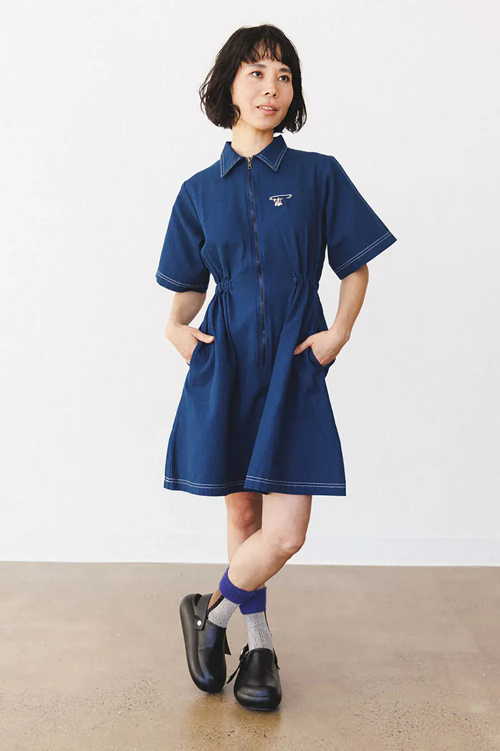 Utility Dress - Navy