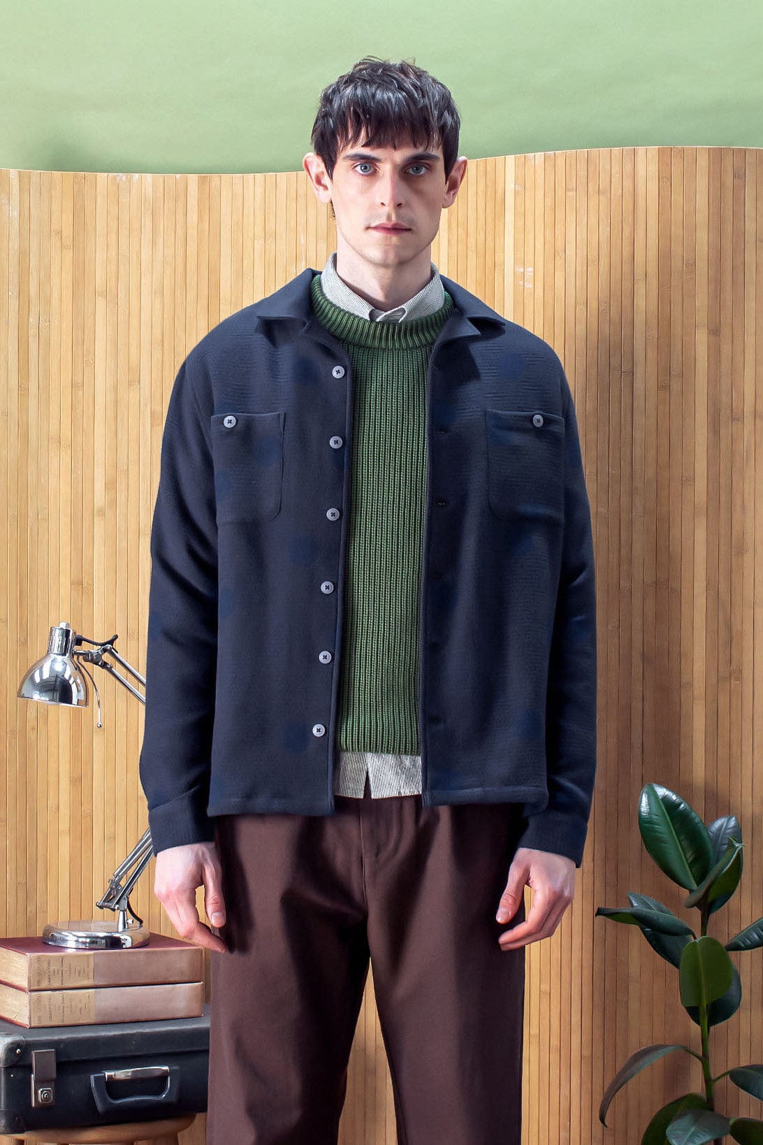 Herbert Raglan Sweater - Green