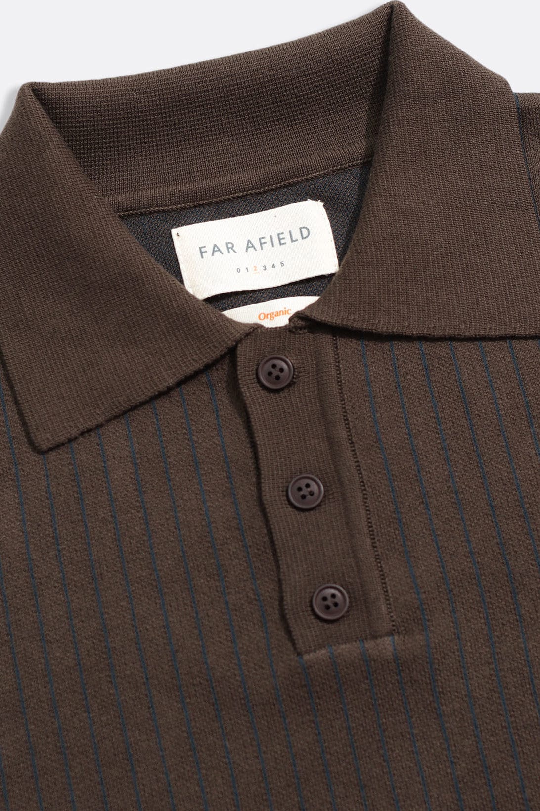 Benny Knit Polo - Brown / Navy