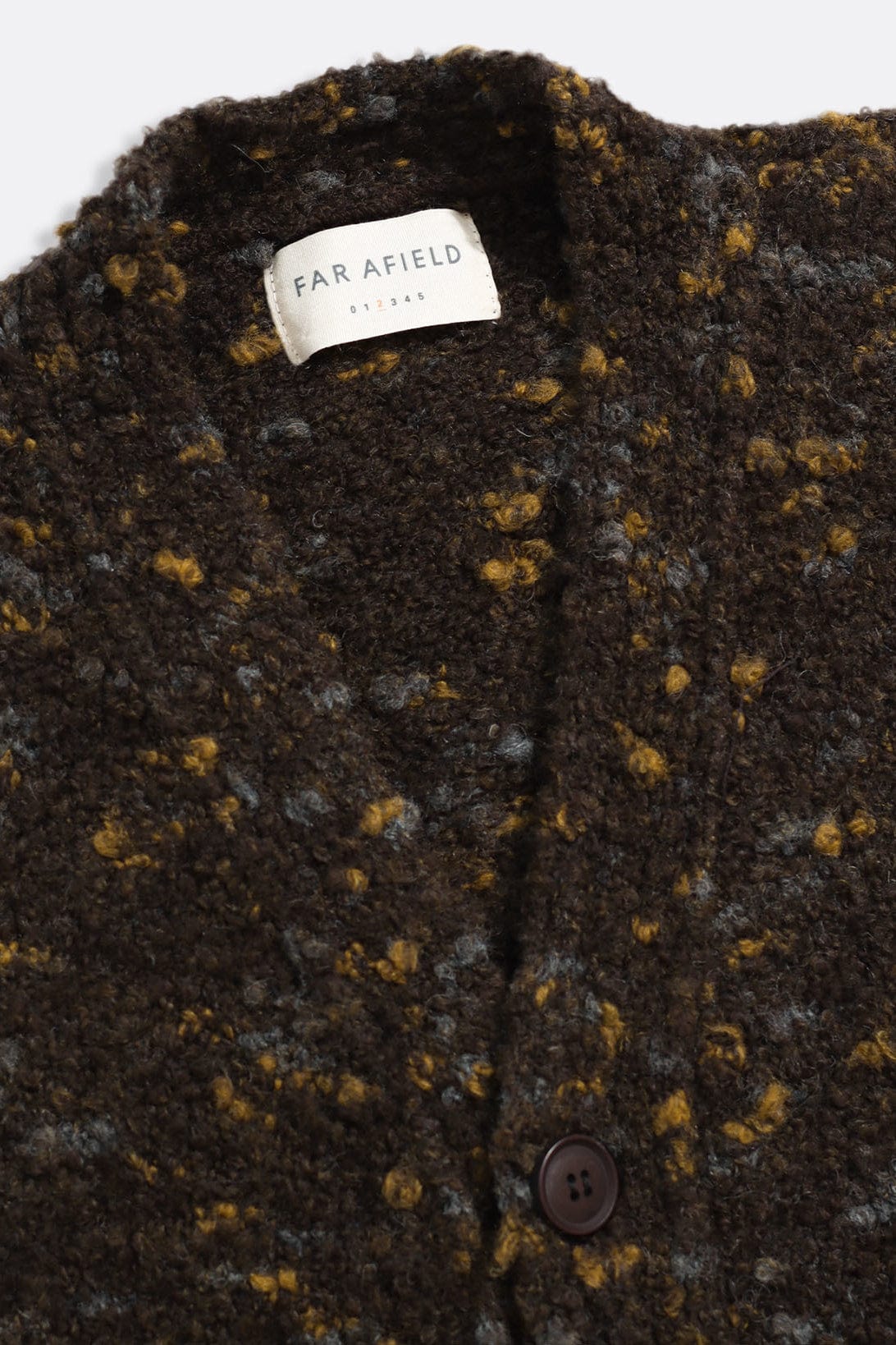 Buckley Cardigan - Brown Boucle