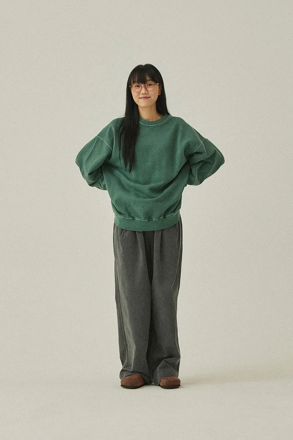 Pigment Sweatshirt - Deep Green