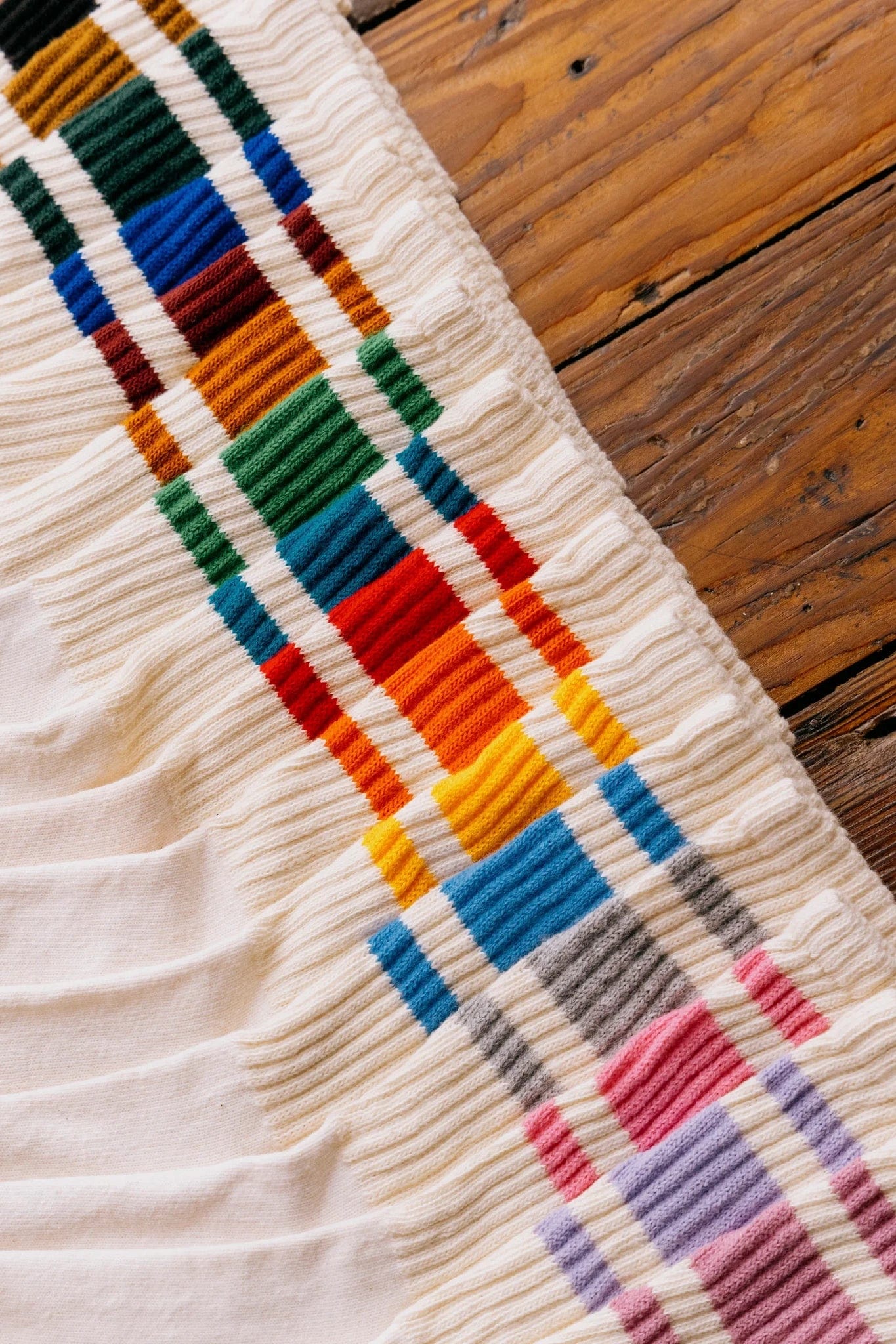 Mono Stripe Crew - Kelly Green