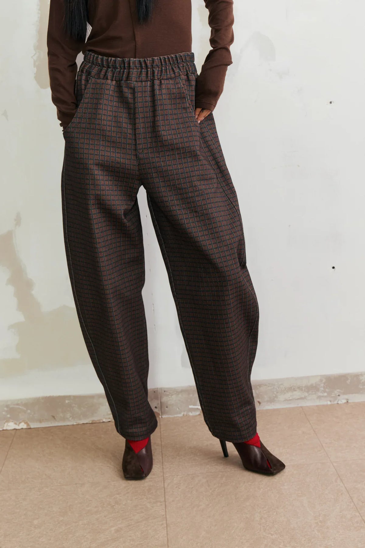 Spike Pant - Black Squares