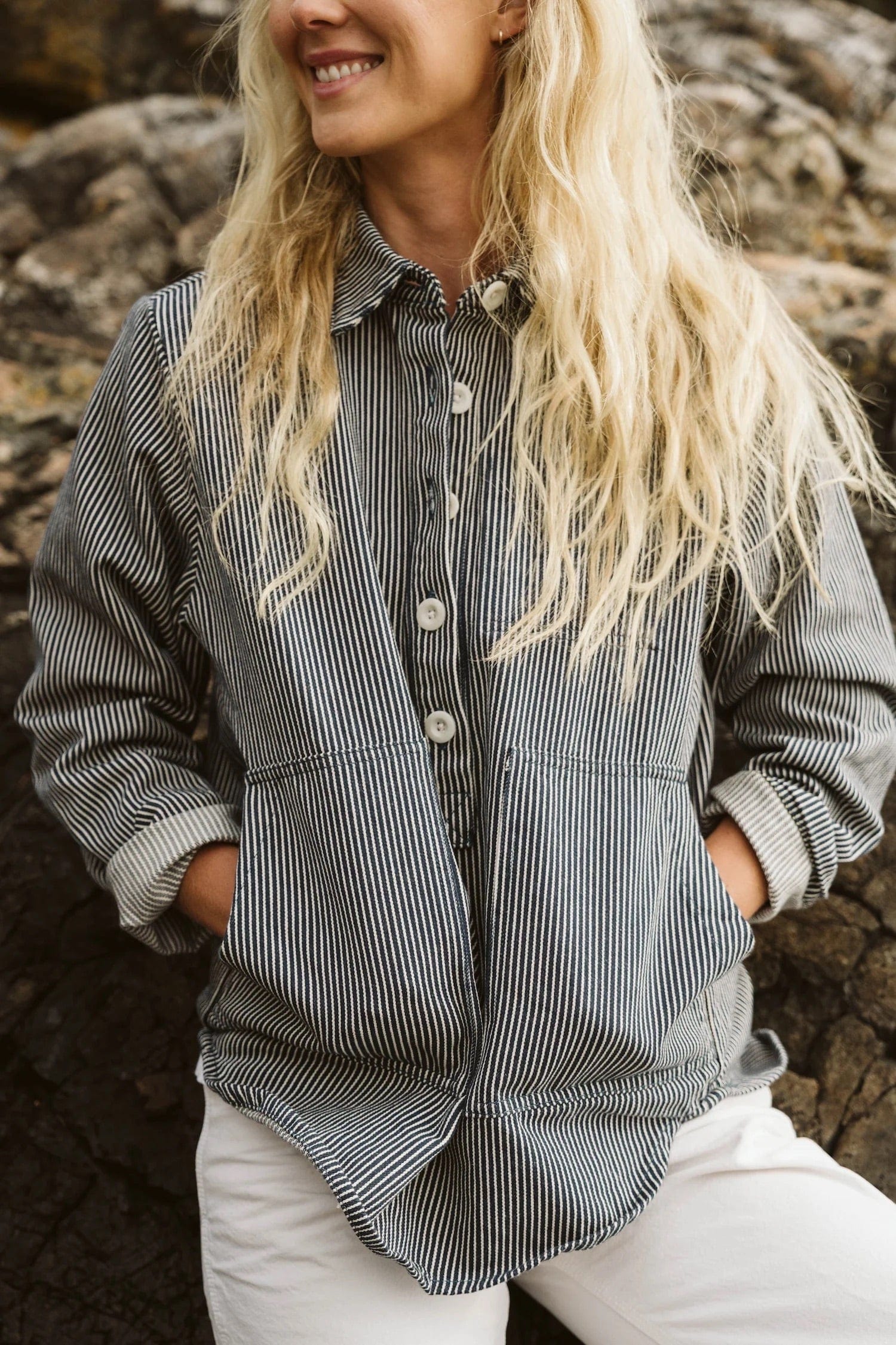 Curtis Top - Hickory Stripe
