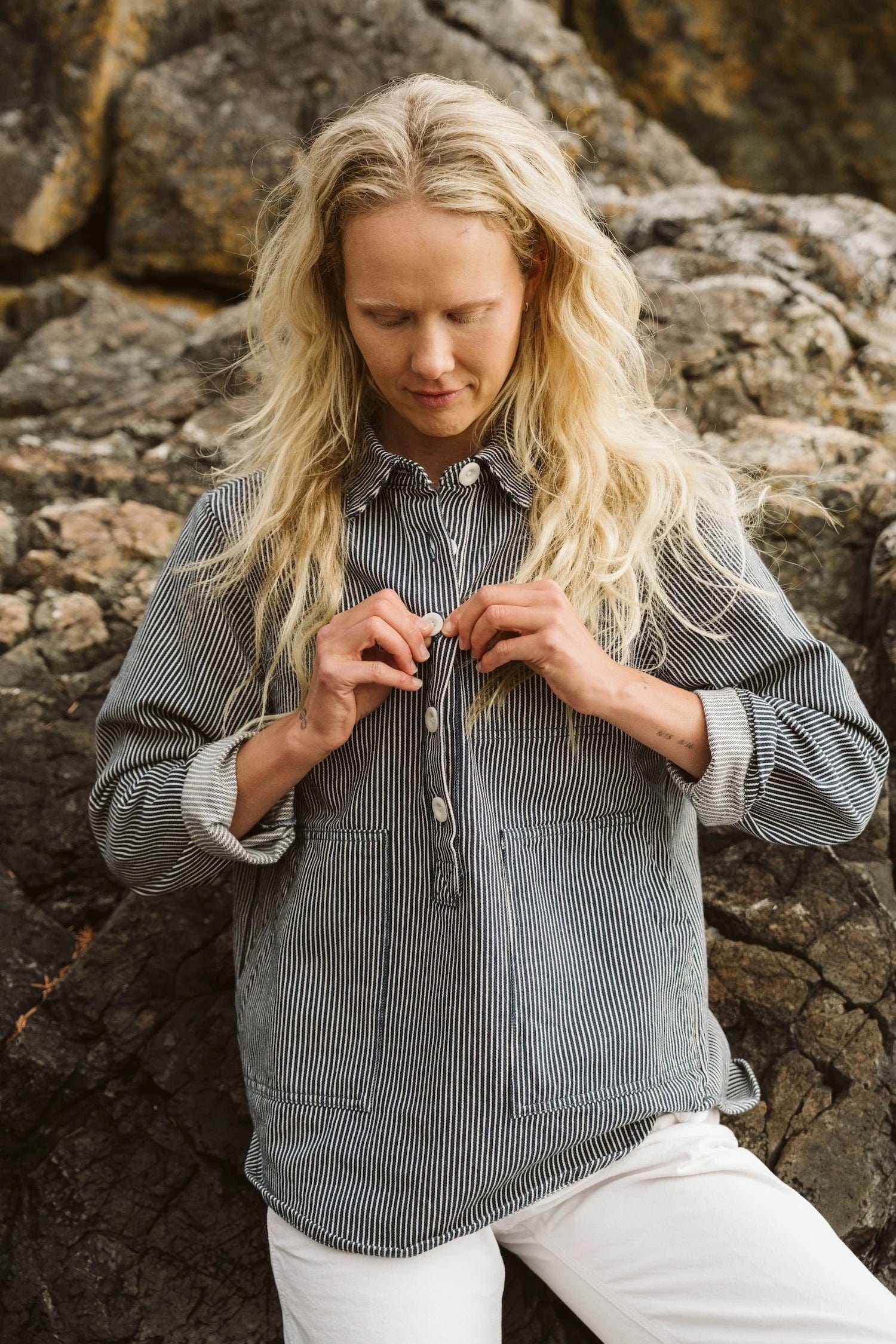 Curtis Top - Hickory Stripe