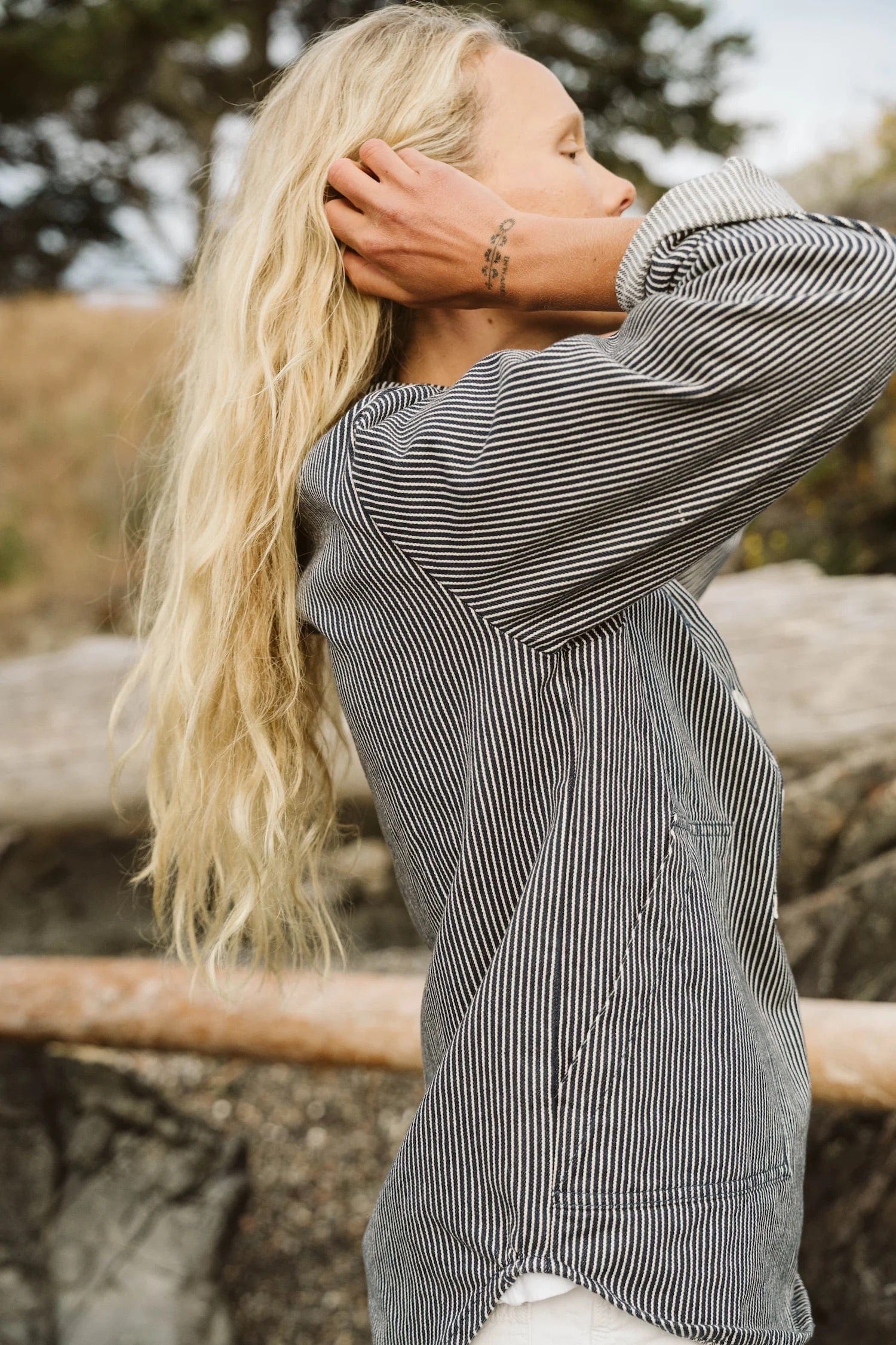 Curtis Top - Hickory Stripe