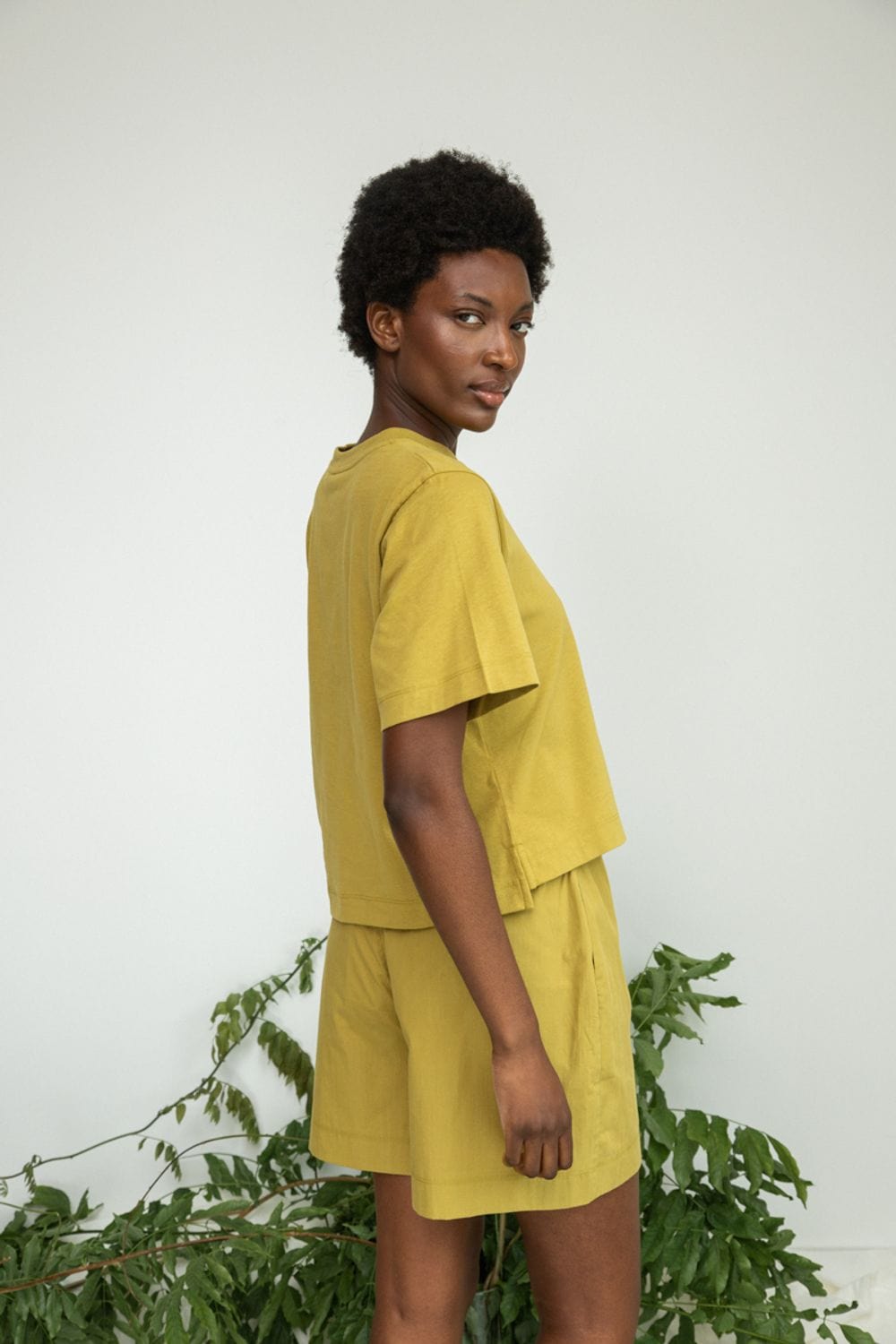 Bay Tee - Bright Olive