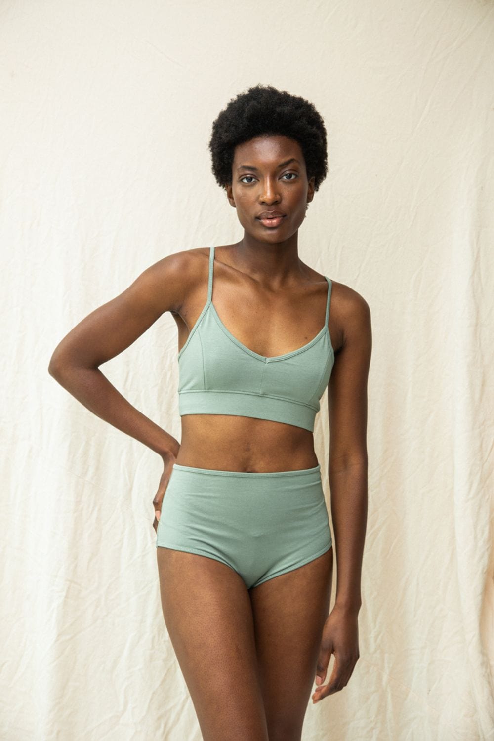 Nyra Bralette - Pistachio