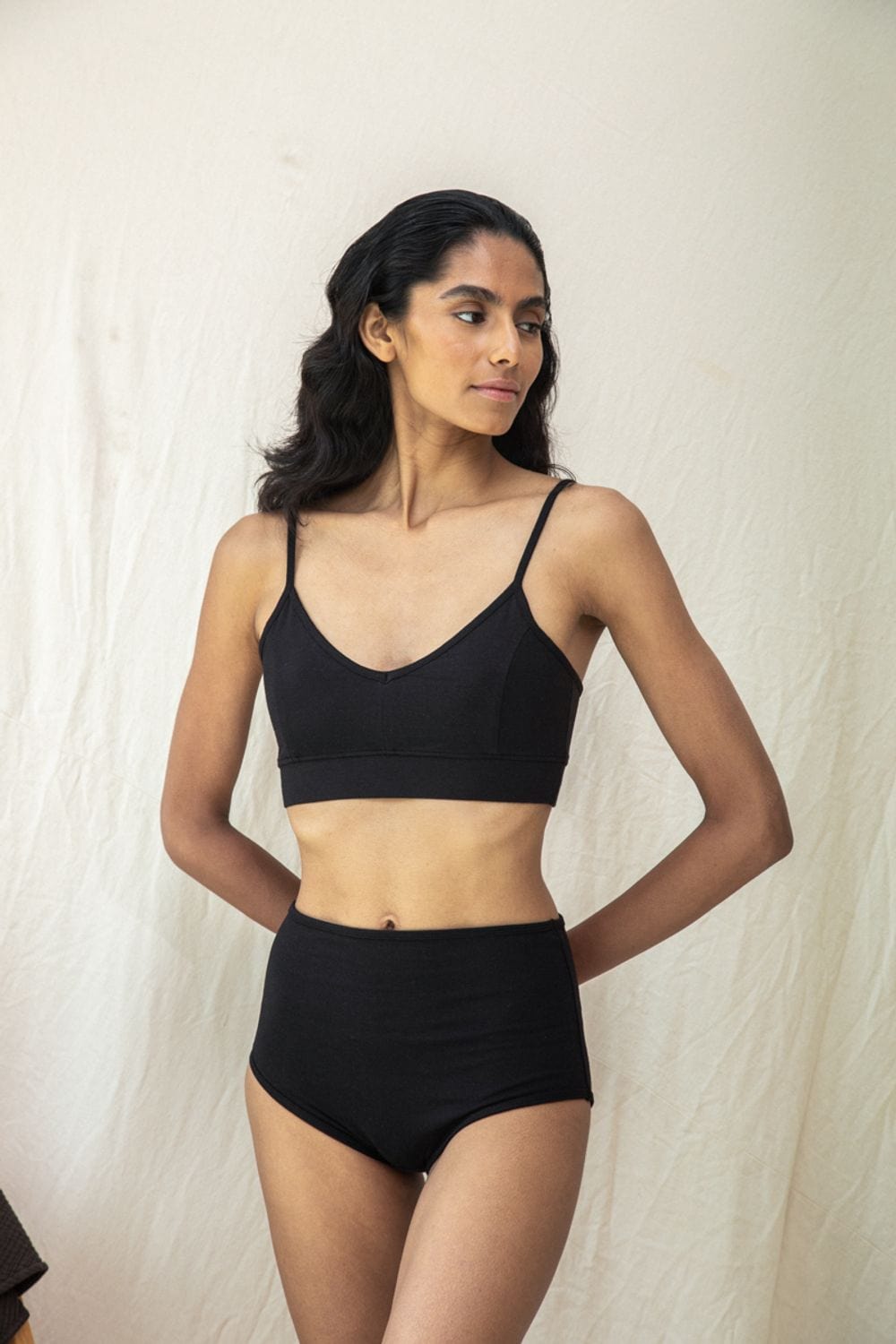 Yoka High Rise Underwear - Black