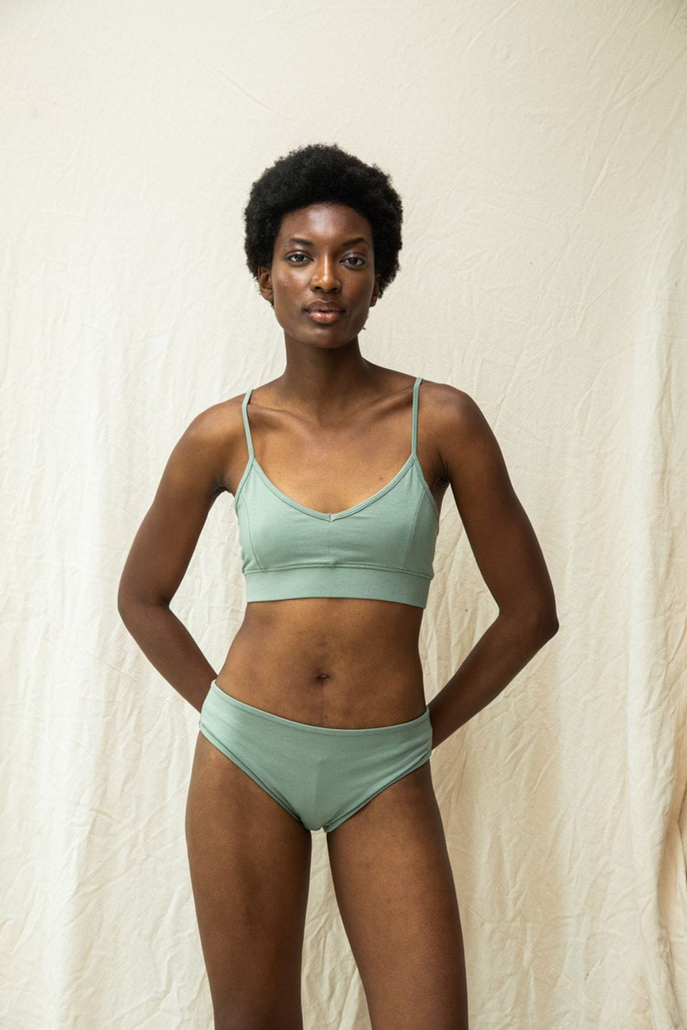 Nyra Bralette - Pistachio