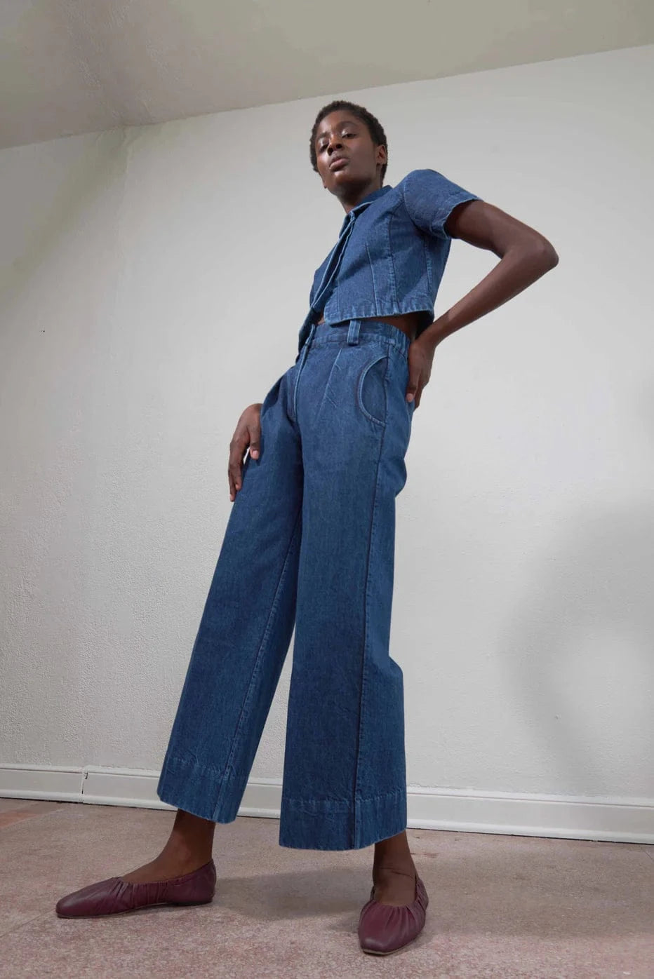 Sebastian Top - Indigo Denim