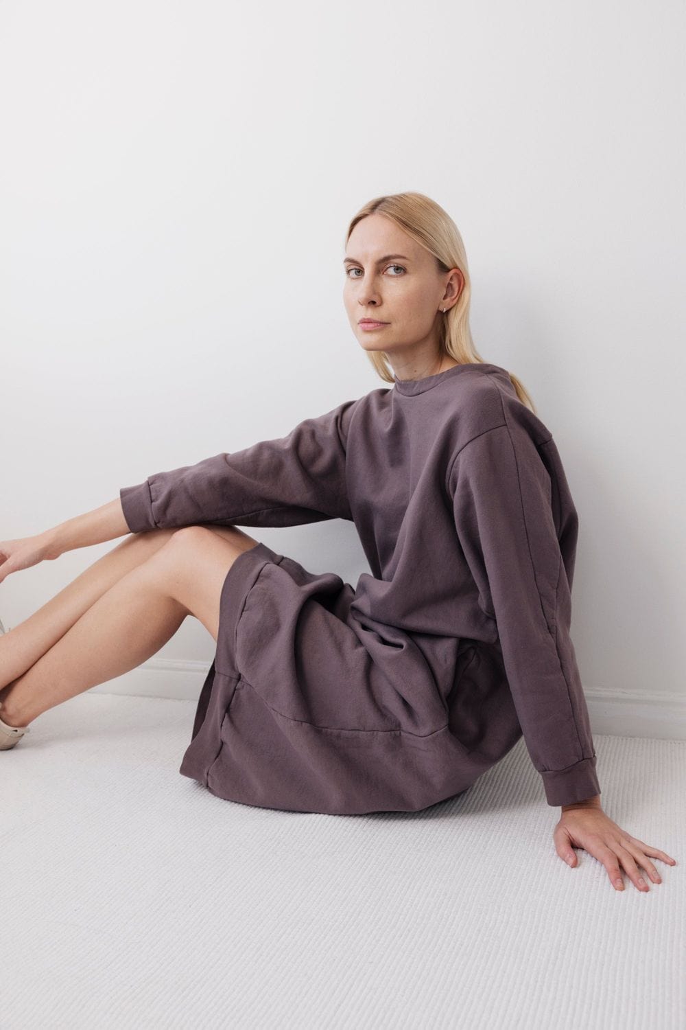 Sweatshirt Dress - Mushroom