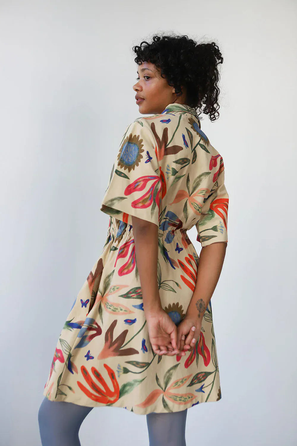 Utility Dress - Laura Burke Print