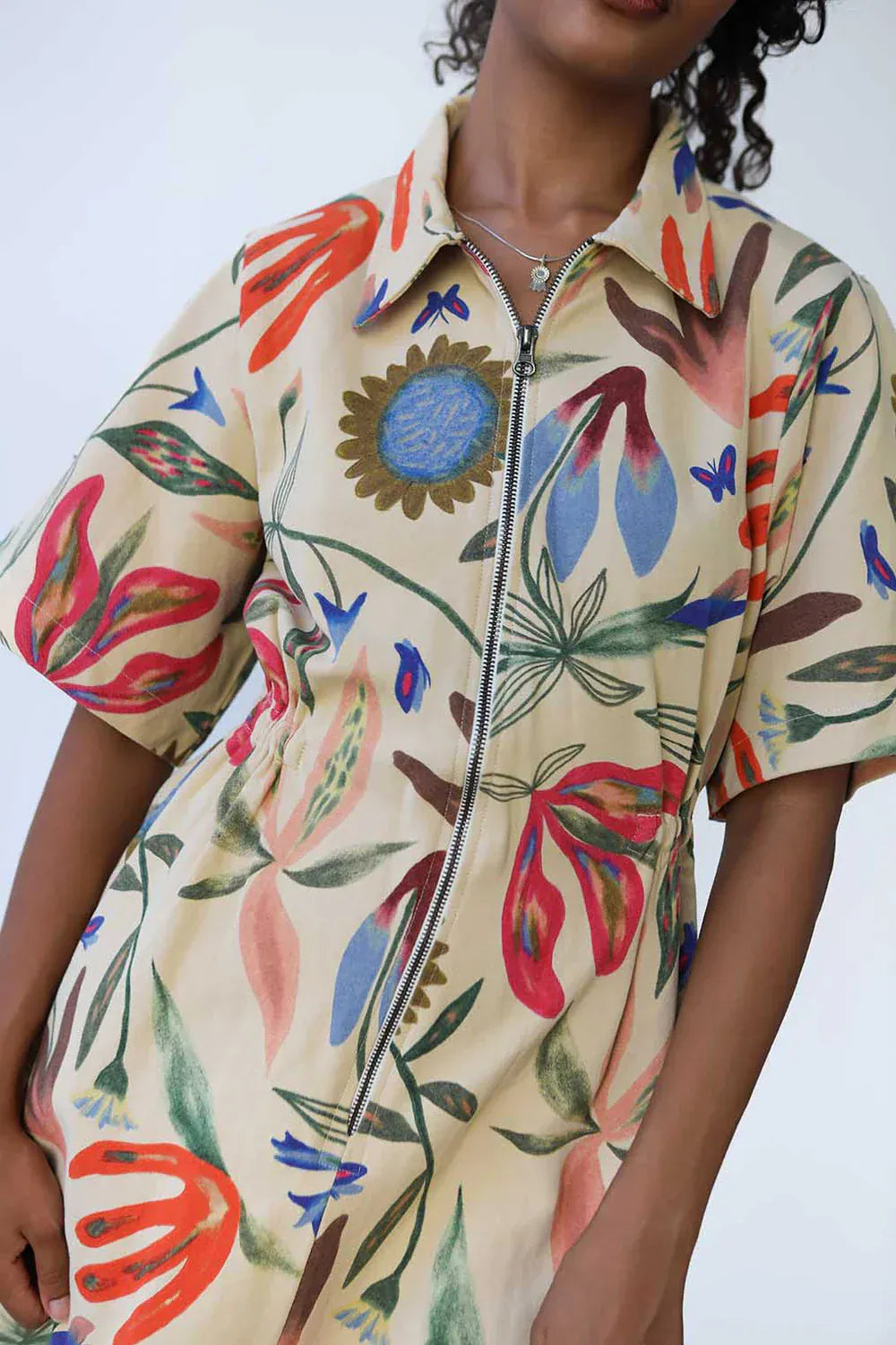 Utility Dress - Laura Burke Print