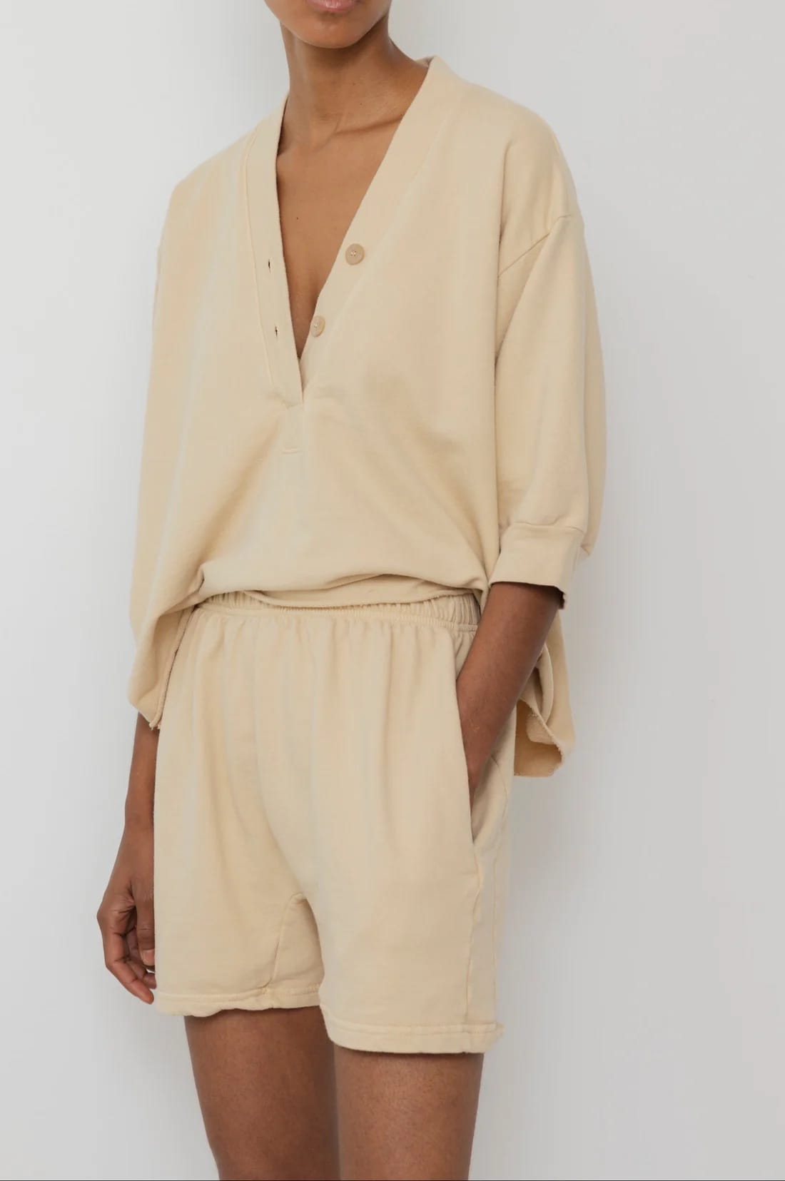 【Mサイズ】ennoy NYLON EASY SHORTS (Beige) Easy Shorts - Barley