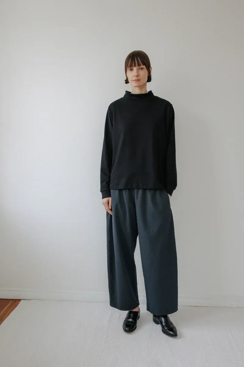 Loose Mockneck - Black