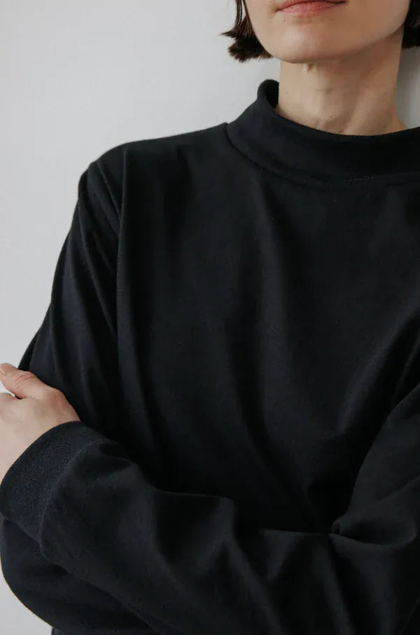 Loose Mockneck - Black